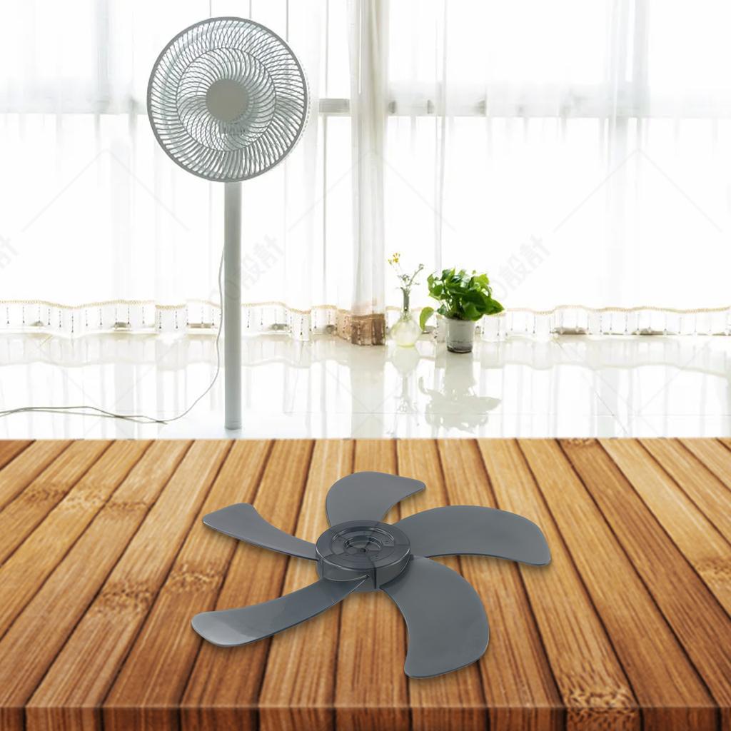 Fan Blade With Nut Cover 16 Inch Fan Blade Easy Installation Efficient Cooling Powerful And Efficient Airflow Household Cooling