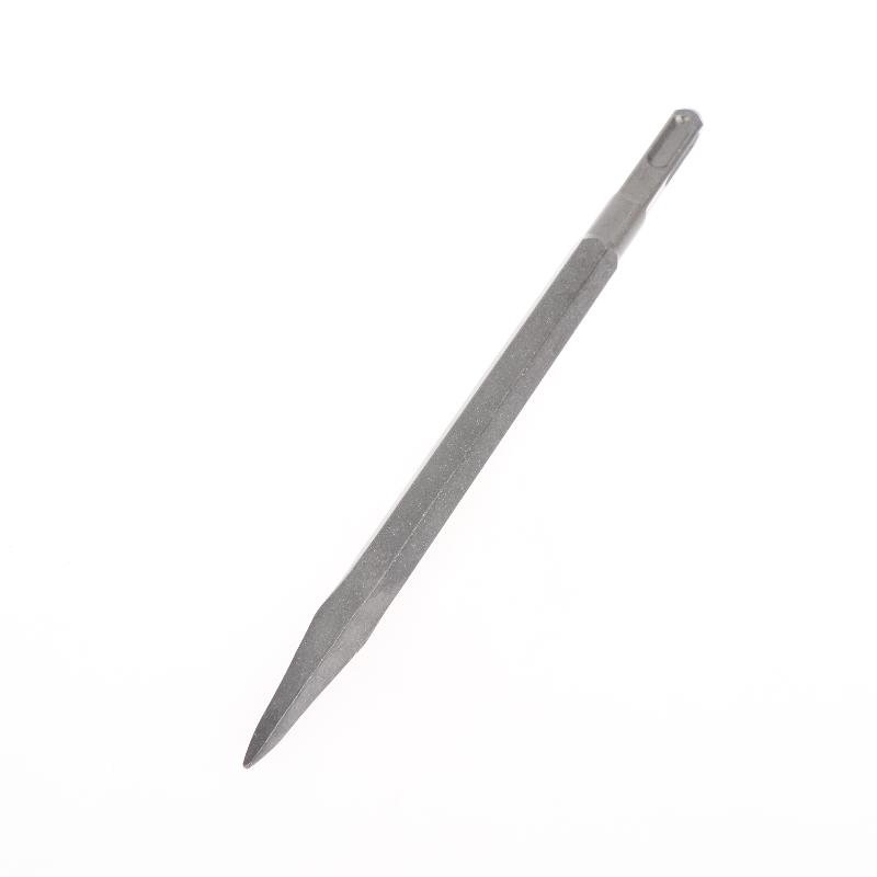 Extended Electric Hammer Slotting Pick Pointe Flat Chisel High Hardness for Concrete Wall Grooving Construction Projects