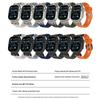 H016 Uhrenarmband für Apple Watch Series 10 Ultra 9 8 7 SE 6 5 4 3 2 1 46mm 49mm 45mm 44mm 42mm TPU Uhrenarmband