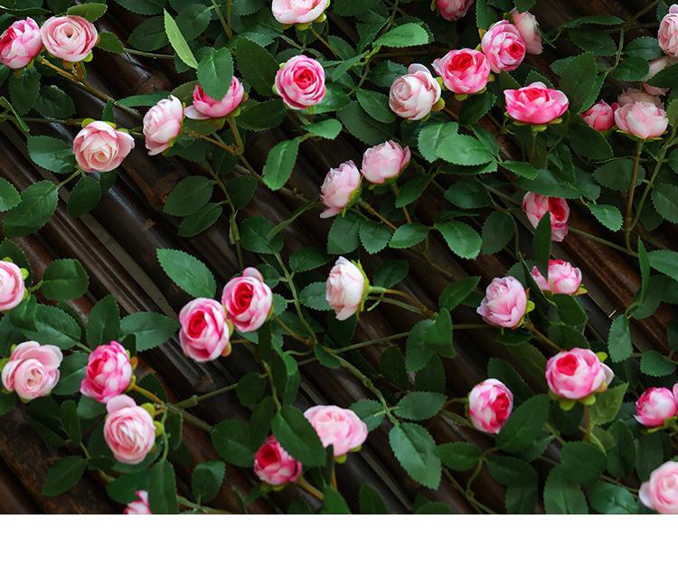 Künstliche Rosenblüten-Ranke für Wand- und Decken Dekoration