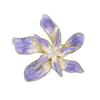Enamel Bauhinia Flower Brooch, High-end Women's Design Sense, Niche Brooch, Luxurious and Elegant Brooch