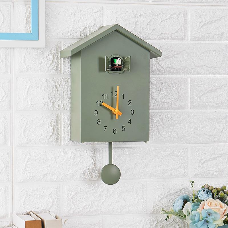 Yida Time Nordic Cuckoo Wall Clock T60 with Hourly Bird Chime
