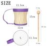 Wooden Wooden Tambourine Early Education Wooden Drums Professional Sheepskin Drum  For Children
