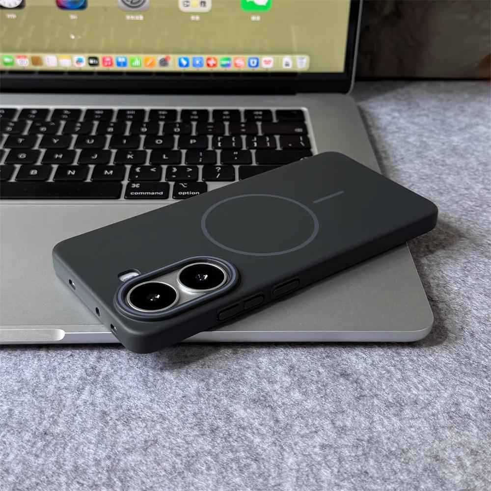 Ultra-thin Solid Color Matte Magnectic Case For Xiaomi POCO X7 Pro F7 F6 M6 F5 X5 X6  Ultra Wireless Charging Slim Hard PC Cover