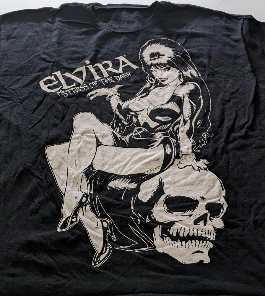 Elvira Mistress of The Dark Movie 90s Black Tshirt Heavy cotton S-5XL ,new Unisex T-Shirt XXXXL