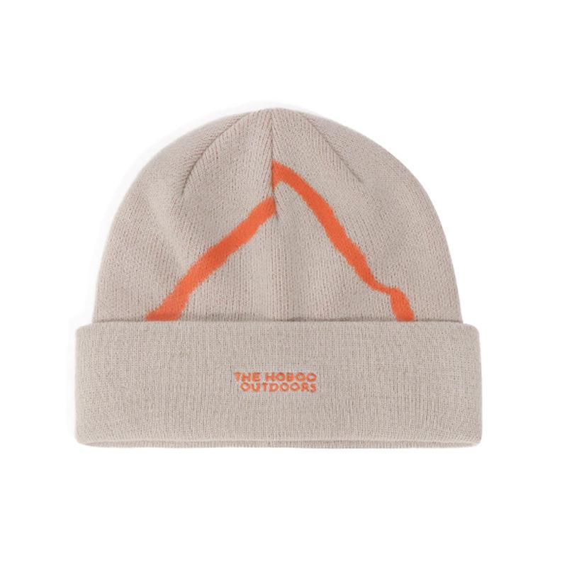 Outdoor Cold Protection, Jacquard Knitted Hat, Women, Autumn/Winter, Mountaineering Warmth, Knitted Hat, Men, Ear Protection Hat, New Cold Hat