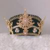 Lolita Gothic KC Crown Church Pope Tiara Renaissance Headband DIY Vintage Baroque Hat Headpiece Decor Headwear Props