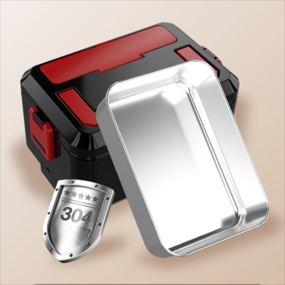 Heating Function Food Warmer Rechargeable Hot Meal Container Electric Heated Lunch Box  Outdoors
