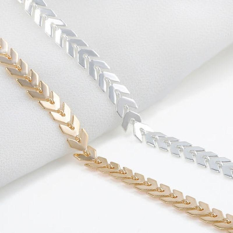 Summer Boho Fishbone Chain Anklets  Ankle Foot Jewelry Body Jewelry for Women Gifts