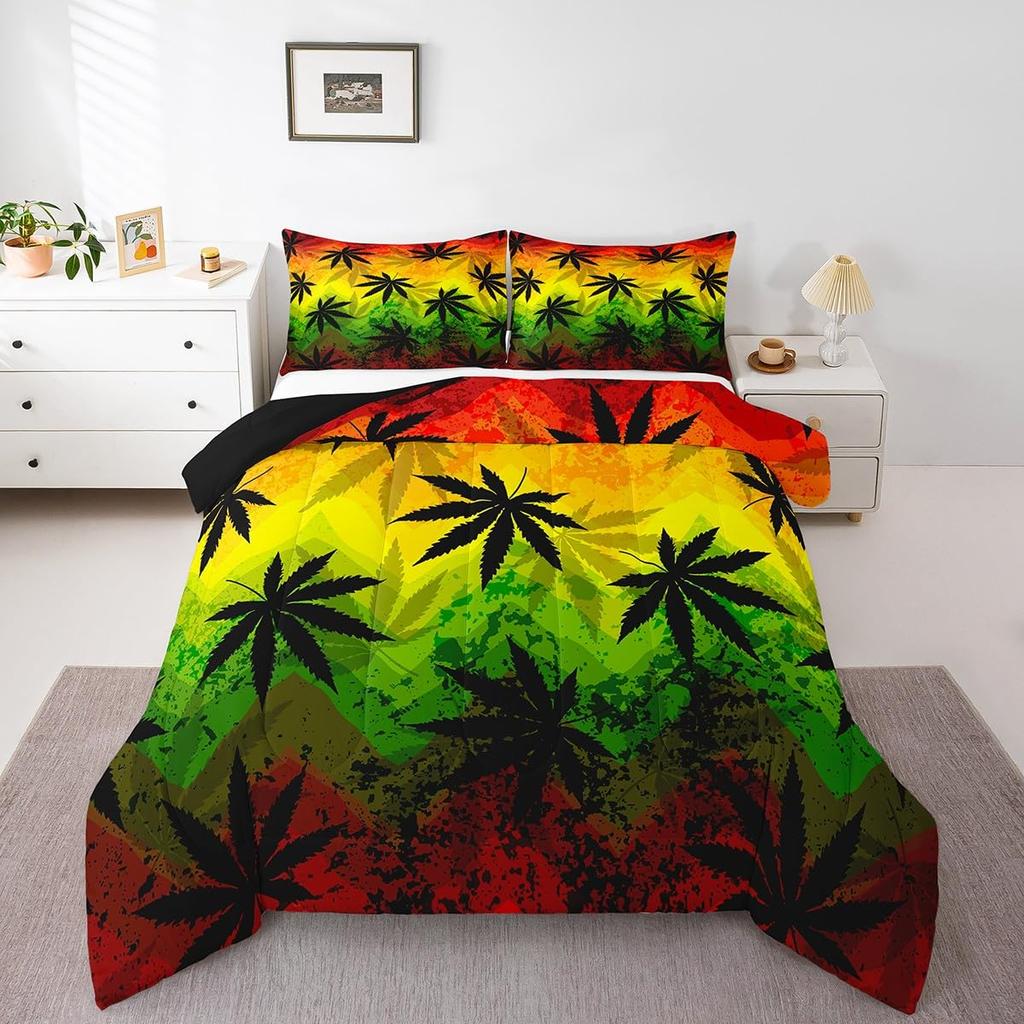 Erosebridal Teens Dirt Bike Comforter Set Twin Size, Motocross Rider Down Comforter for Kids Boys Adult Men, Motorbike Extreme Sport Bedding