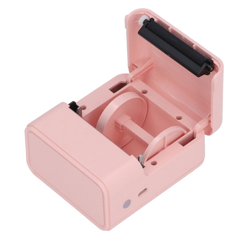 Thermal Label Printer BT 203dpi Portable Mini Label Printer for Date Ingredient Name Small Business