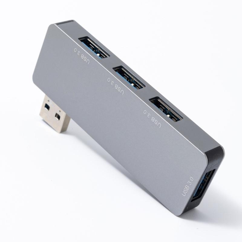 4 In 1 USB3.0 Hubs With Fast Speed Data Transfer And Aluminum Alloy Housing For Laptop Desktop PC Offices Use