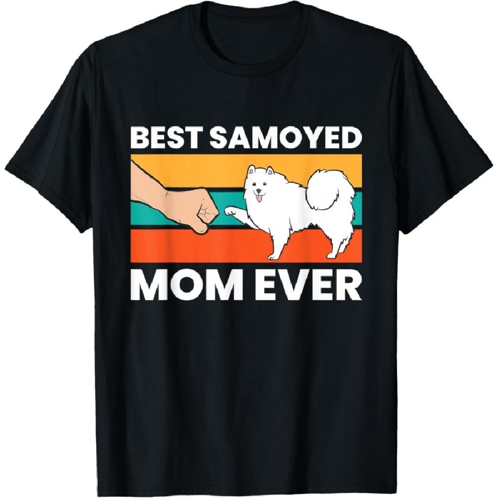 

Best Samoyed Mom Ever T-Shirt XXXXXL чорний