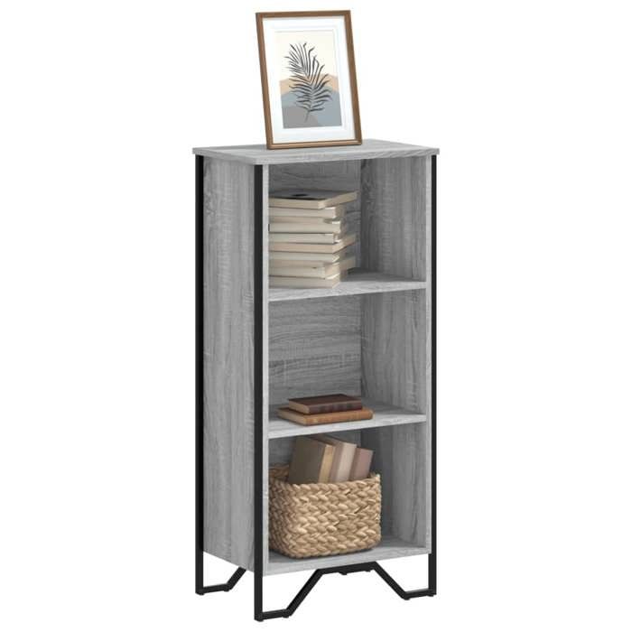 VidaXL Bookcase Sonoma Grey 50x31x106 Cm Engineered Wood, Shelf, Bookshelf, Storage Shelf, Cabinet 848607