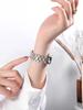 For Xiaomi Band 10/9/8 NFC Metal Stainless Steel Watch with Adjustable Strap Tool