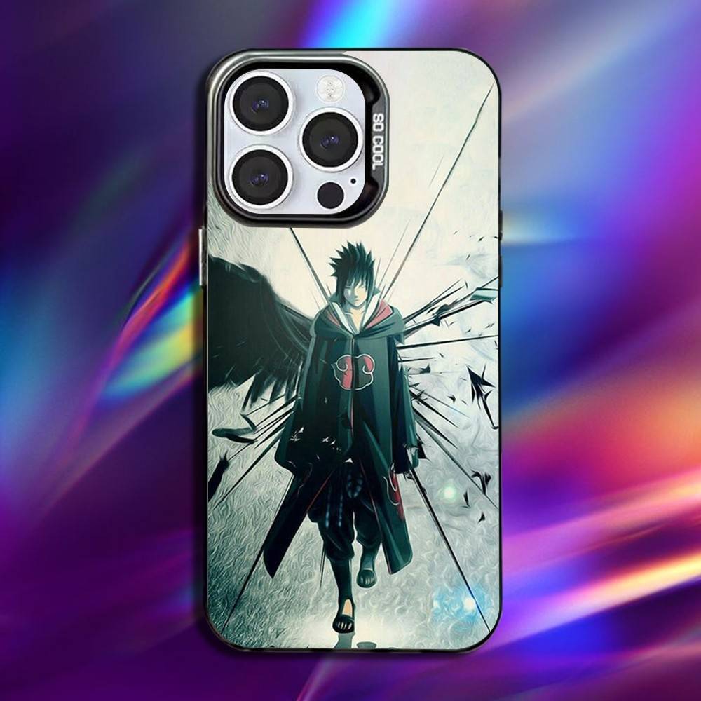 

Anime U-Uchihas S-Sasuke Phone Case For iPhone 16,15,14,13,12,11,Pro,Max,Plus,Mini,XS,SE Anti Fall Black Matte Hard Bumper iPhone16pro