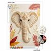 DIY Pearl Diamond Art Painting Kits for Adult and Beginners, Majestic Elephant Sparkling Painting Craft Home Wall Decor Handmade Gift