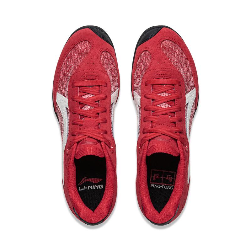 Li Ning Table Tennis Trendy Sports Comfortable Wear Resistant Breathable Functional Table Tennis Shoes Unisex Shoes AZGV303-1