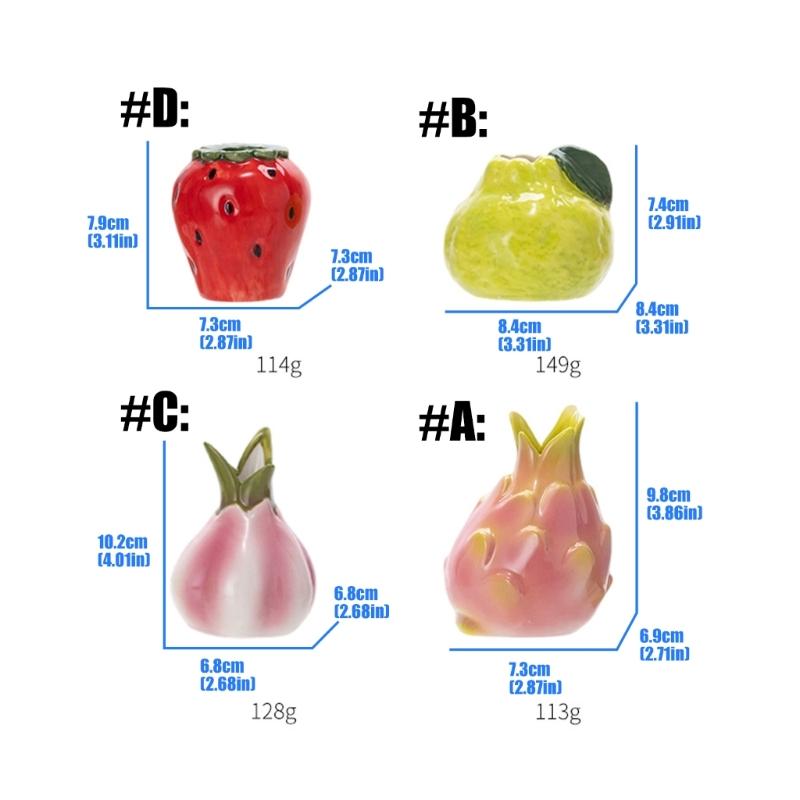 Einzigartige Keramik-Duftflasche mit Frucht-Design und dekorative Vasen für Schlafzimmer oder Büro