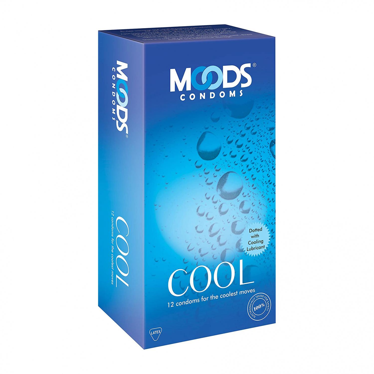 РџСЂРµР·РµСЂРІР°С‚РёРІС‹ С‚РѕС‡РµС‡РЅС‹Рµ СЃ РѕС…Р»Р°Р¶РґР°СЋС‰РёРј СЌС„С„РµРєС‚РѕРј (12 С€С‚), Cool Condoms,  Moods вЂЋ5x3x12sm