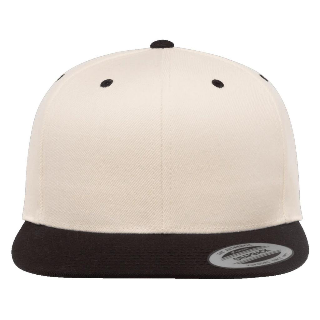 Yupoong Mens The Classic Premium Snapback 2-Tone Cap