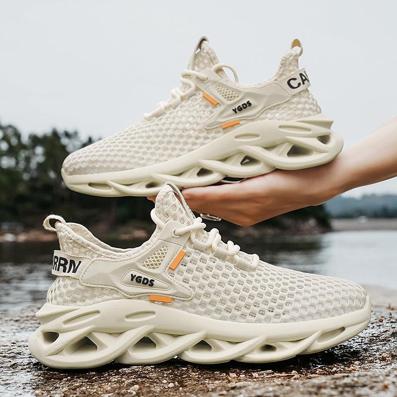 Men's Summer Lightweight Mesh Sandals - Breathable Hollow Out Casual Running Shoes