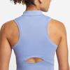 Nike Solid Color Logo Print Tennis Sports Quick-Dry Breathable Sleeveless Dress Women Dresses Blue DD8731-569