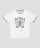 T-shirt Texas Horse Ringer Beige Blanc/Beige Sable