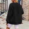 Womens Oversized Sweatshirts  Fleece O Neck Pullover Sweaters Casual Comfy Fall Fashion Outfits Preppy Clothes