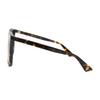 GUCCI Temples Animal Print Square Sunglasses Unisex Couple Tan