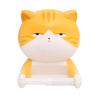 Charming Cat Shaped Toilet Paper Holder Wall Mount Tissue Rack Easy Install Kitchen Tissue Hanger for Bathroom Decor