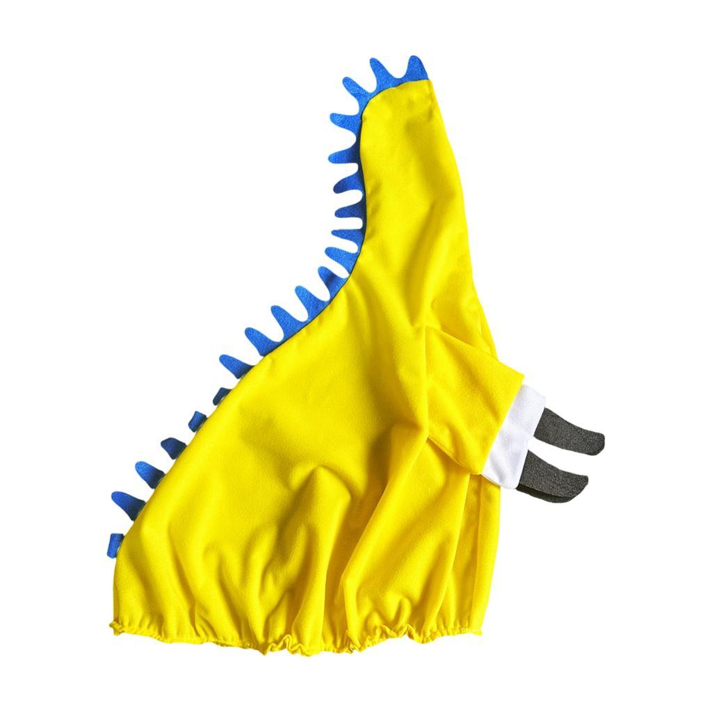 

Dinosaur Goose Outfit Garden Decor Decorative Birthday Party Ornament Goose Clothes for Porch Balcony Lawn Office Garden жёлтый