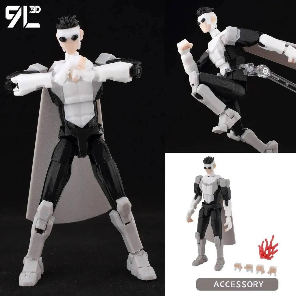 9L3D Printed Invincible Dummy13 Titan Lucky13 Invulnerable Mark Toy Collectible Figures As Gift For Kids Birthday Children's Day