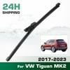Rear Windshield Wipers Blades,Premium All-Season Wiper blades Replacement For VW Tiguan MK2 2017-2023,Natural Rubber Bayonet,Easy to Install 14″