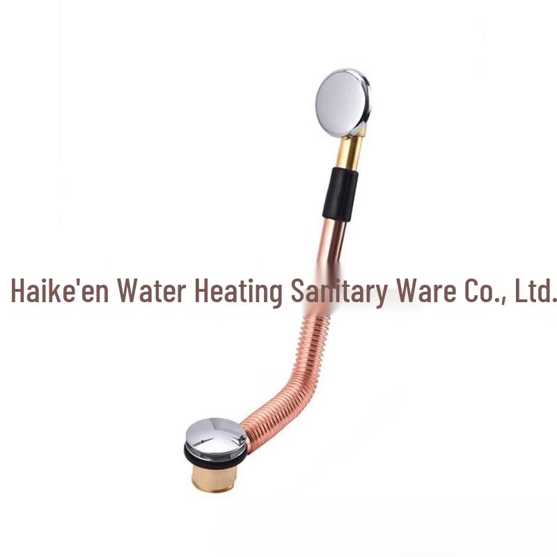LANGZHIWEN Brass Bathtub Drain with Pop-up