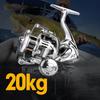 Portable Lure Spinning Reel with 9+1 Stainless Steel Bearings Sea-resistant Long-casting Reel for Sea Fishing Spinning Fishing Reel Left/Right Hand