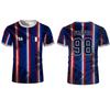 Frankreich Flagge 3D Druck Trikot Sommer Sport Atmungsaktiv Schnelltrocknend T-Shirt Fußball Trainingsuniform Familien-Matching