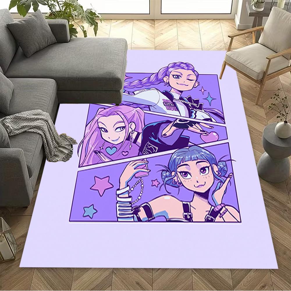 Futuristic Fashion Fusion Floor Mat Suitable for Study room Game Room Playrooms Outdoor Anti-slip Rug Decorate Offices