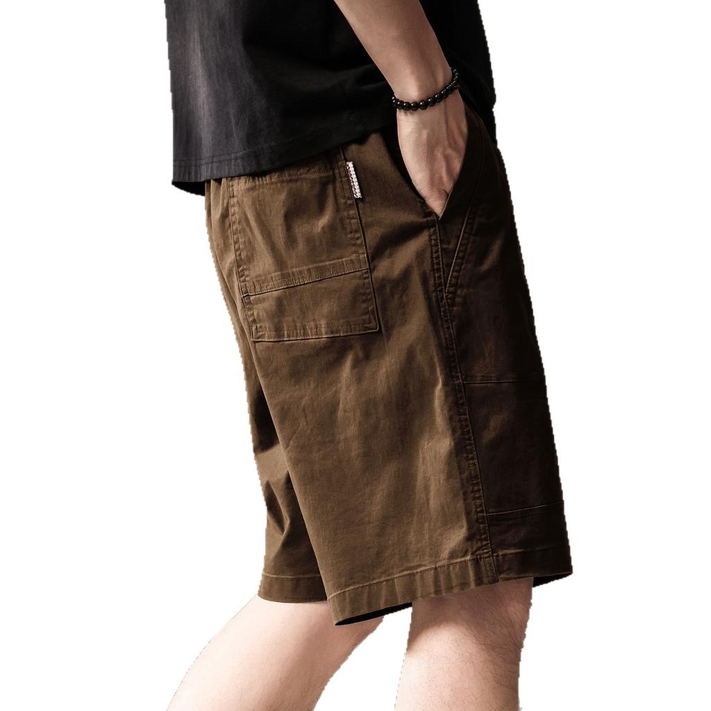 High-end American Urban Functional Wind Tooling Five-point Pants Men's Summer Loose Casual Straight Large-size Trendy Shorts