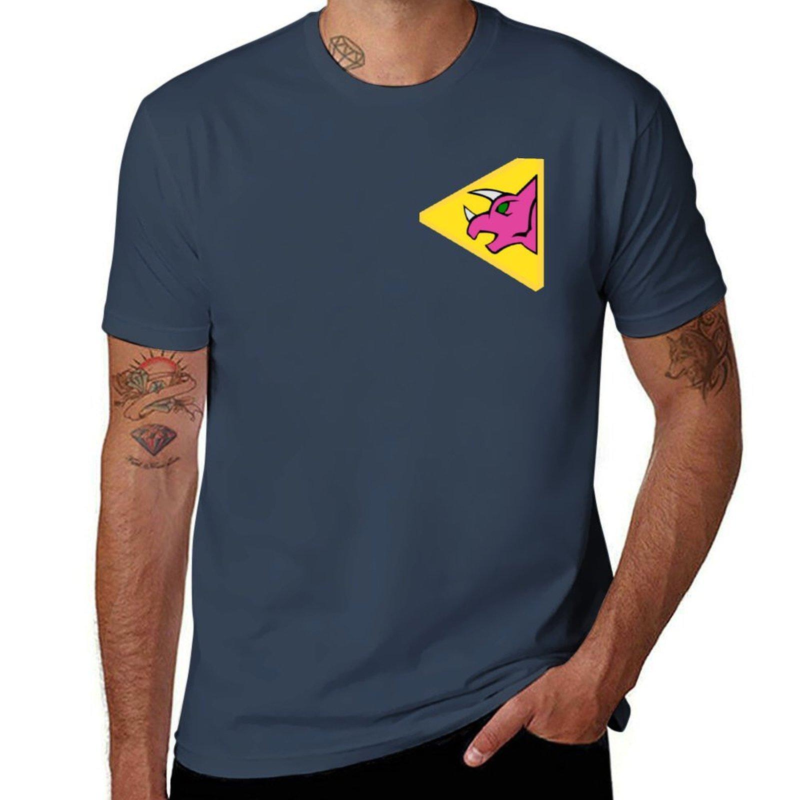 Kyoryu Pink Tricera TShirt t shirts for man slim fit cotton tshirt 100 TShirt S