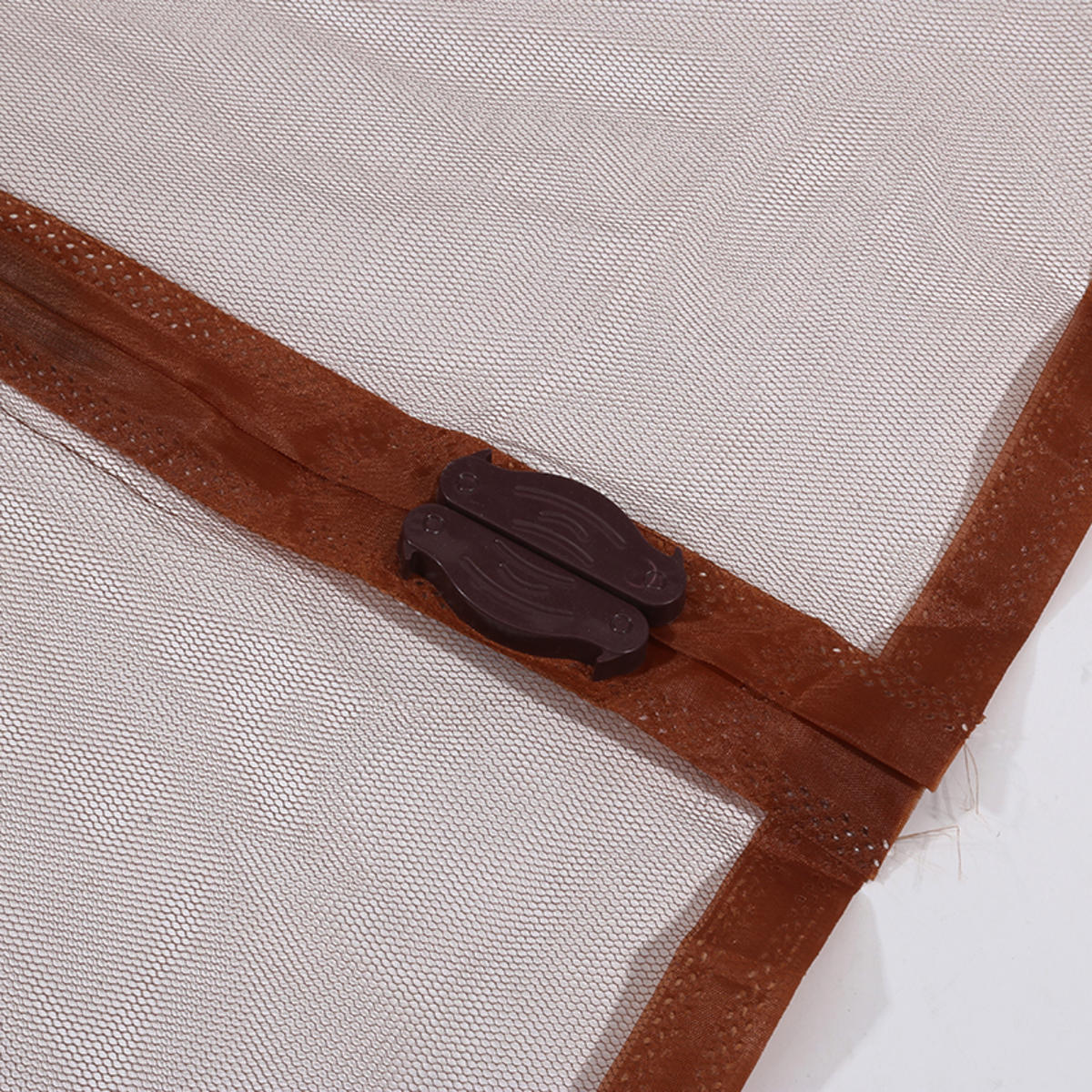 

Магнитная москитная сетка-штора для двери, сетка от насекомых и мошек с магнитами, оконная сетка-экран, автоматически закрывающаяся дверная сетка Deduction кофейный