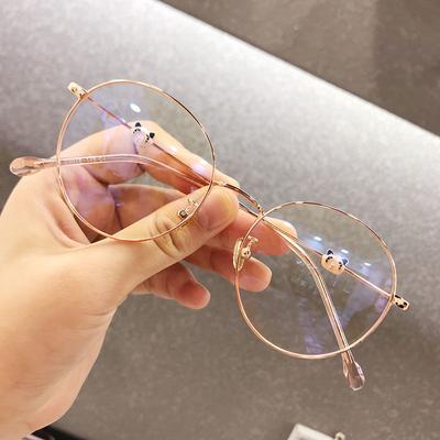 Frauen Panda Stil Brillen Brillen Nette Optische Gläser Anti-UV Blaue Strahlen Gläser Computer Brille Myopie Gläser