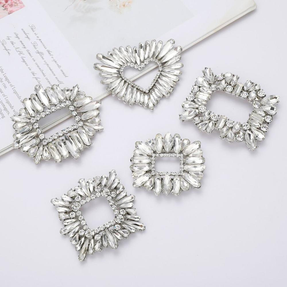 1 szt. Klips do butów Buty ślubne Wysoki obcas Kobiety Panna młoda Dekoracja Cyrkonie Błyszczące Ozdobne Klipsy Motyl Charms Klamra