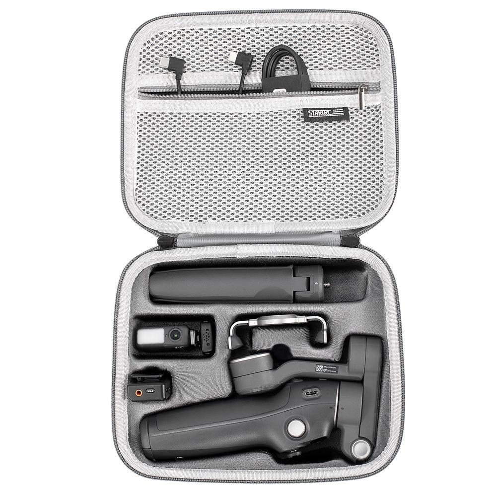 For DJI Osmo Mobile 7/7 Pro Carrying Case Portable Storage Bag with Secure Compartments Shoulder Bag Handheld Gimbal Accessories