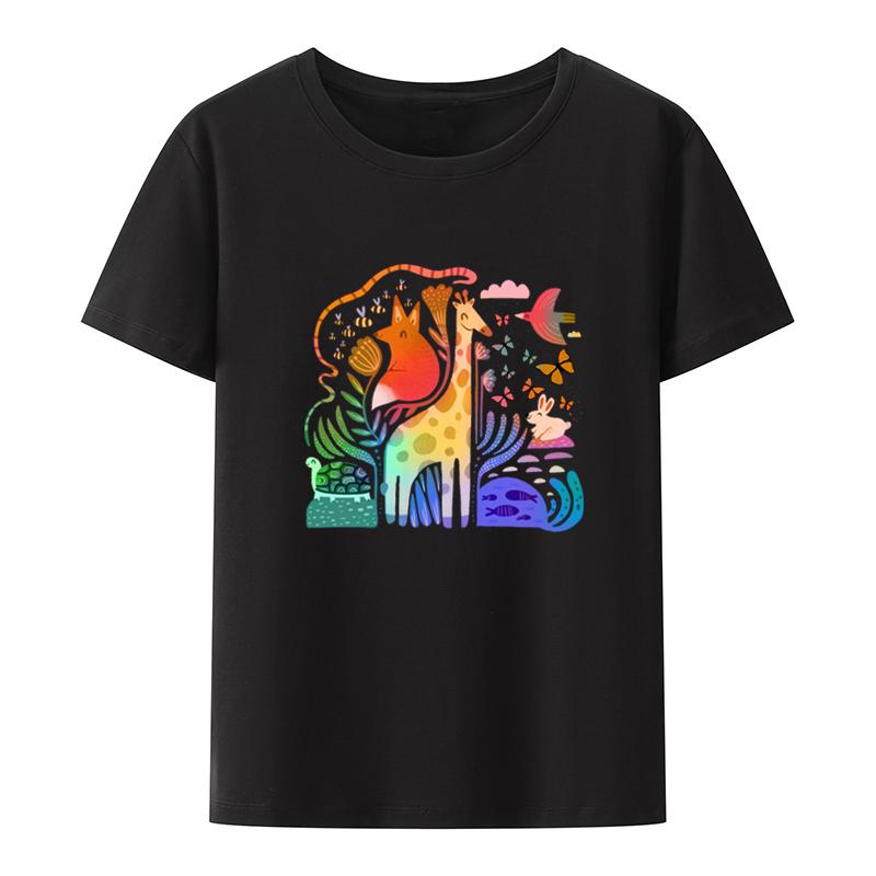 Biodiversity Graphic Tshirt Funny Top Tee Hipster Clothes Style Ropa Mujer Harajuku Character Slim Nostalgia Koszulki