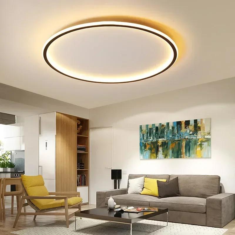 Xiaomi DINDALLED Modern LED Ceiling Light with Remote, Round Chandelier for Living Room Bedroom, Dimmable Warm White/Daylight Lighting