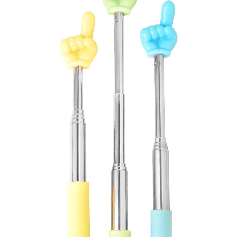 Telescopic Children's Reading Pointer Stick - Macaron Baton for Kindergarten Teaching
