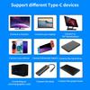 USB C To USB C PD100W Charging Cable for Laptop Cellphone Hard Disk Thunderbolt4 8K@60hz Display USB4 Extension Cable