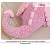 Large Strawberry Crimson Heart Sky Dragon Plush - Birthday Gift for Girls