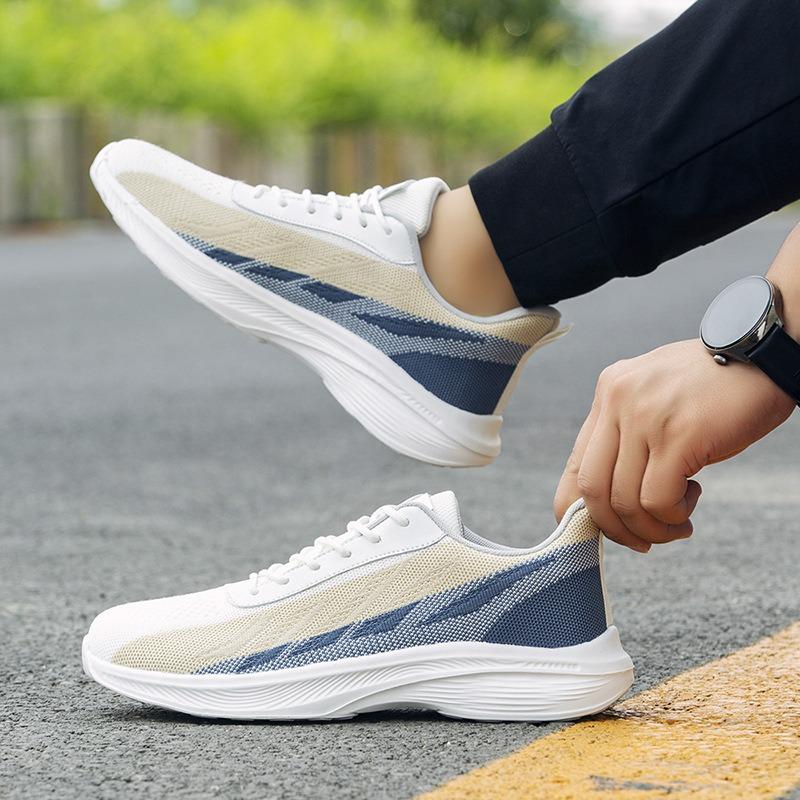 Breite fette Füße Herrenschuhe sind im Sommer atmungsaktiv und dünn, große Größe Mesh-Schuhe 45 Laufen 4 Sportarten Herren höhenvergrößernde Trendschuhe